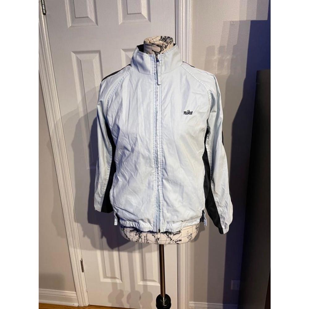Nike Vintage retro sport bomber utility jacket windbreaker breathable lined sz S